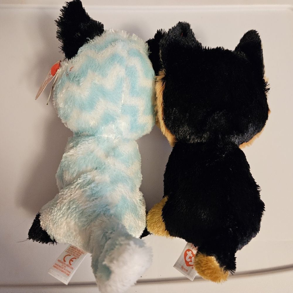 NWT Lot Of 2 TY Beanie Boos (Atlas & Spirit) 6" - Picture 3 of 7